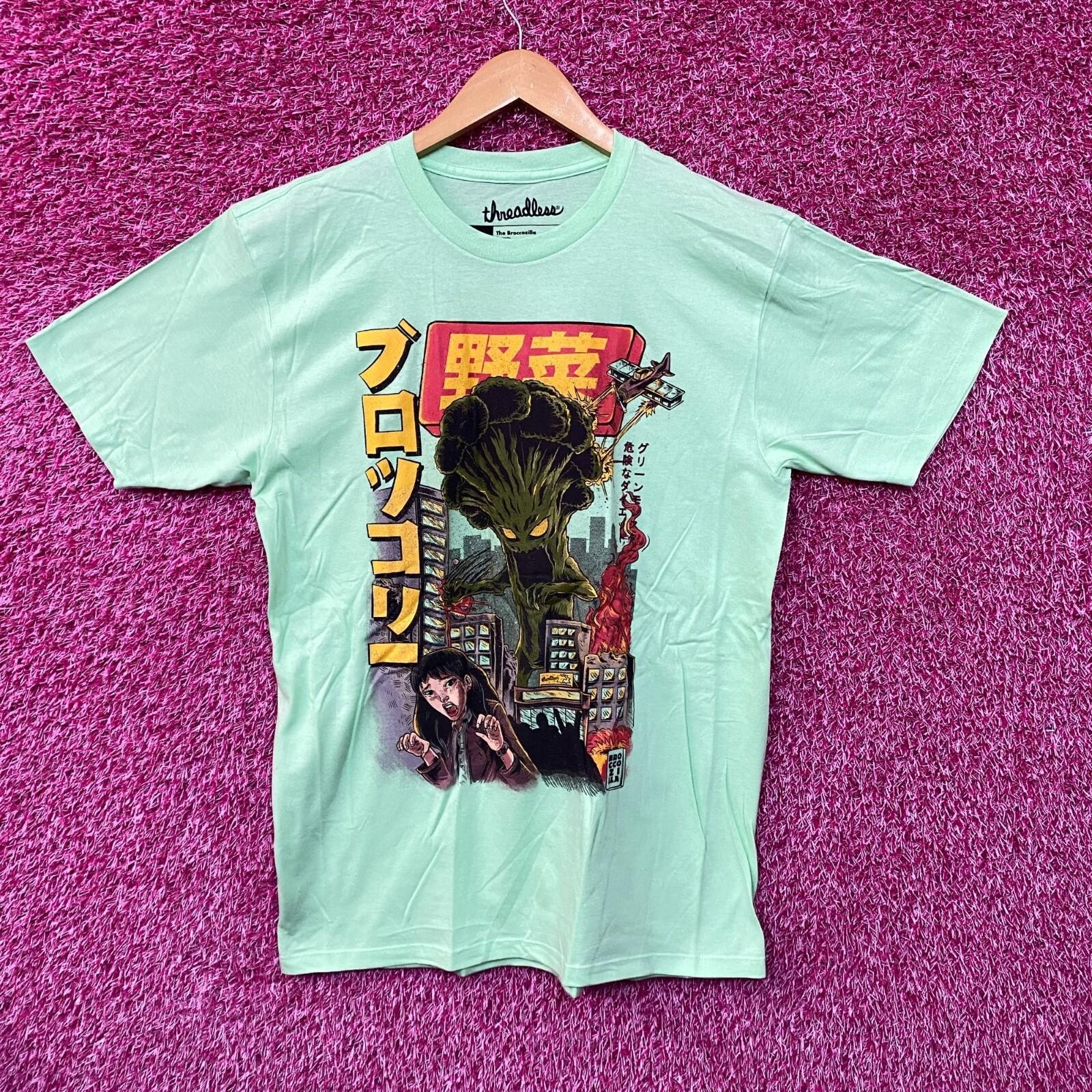 Broczilla green Tshirt size medium XL