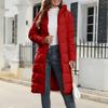 Women's Cotton Jacket, Medium Length, Slimming Warm Overcoat  Winter