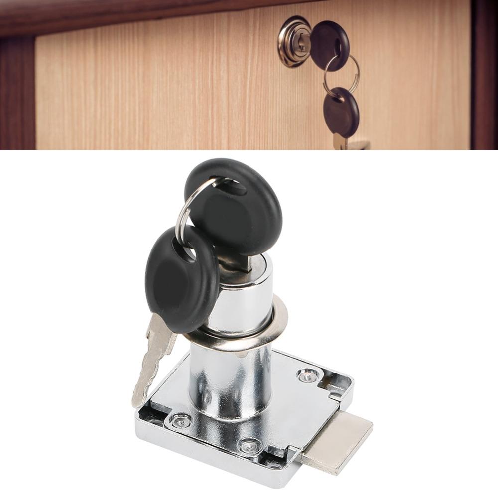 3pcs Universal Drawer Lock Zinc Alloy Cam Lock Security Cabinet Lock Office