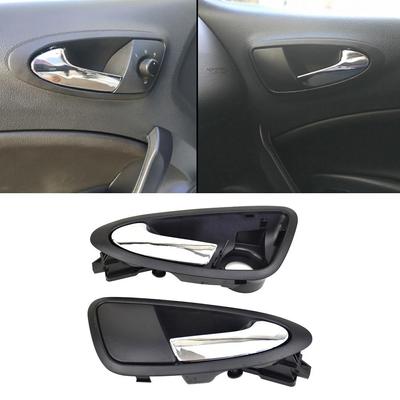 Seat Ibiza 2009 için 2010 2011-2017 Araba Aksesuarları 6J1837113A 6J1837114A Ön Sol Sağ Oto İç Yan İç Kapı Kolu