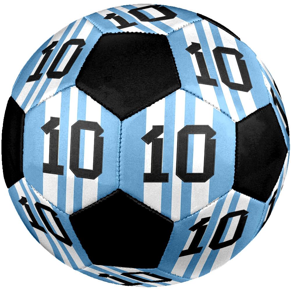 1 pz Pallone da Calcio Lionel Messi Taglia 5 Pallone da Calcetto Indoor Moda Colorato Gioco in Giardino - Ottimo Regalo per Appassionati di Sport HE40