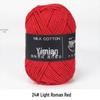 4-Ply Combed Milk Cotton Yarn Ball for Babies – Soft Cotton Spun Yarn