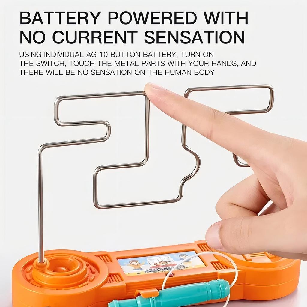 1pcs Fire Line Impact Electric Touch Maze Children Puzzle Interactive CHILDREN'S Creative Present Focus Artifact Focus Training Activity