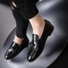 Shoes men's shoes spring British Korean version men's casual leather shoes Doudou shoes men's summer men's leather shoes one piece 2025
