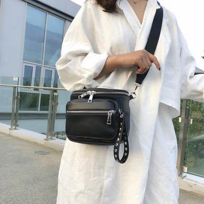 Moda coreana bolsa de viagem cravejada bolsa feminina casual ombro largo bolsa crossbody