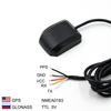 UART TTL Level DIY 5pins Dual-mode PPS GPS GLONASS Module Antenna Reciever NMEA0183 9600 5V 1HZ Waterproof IP67