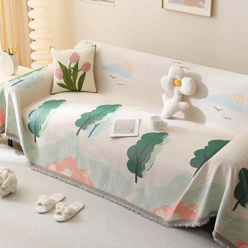 Chenille High-end Miaolu Sofa Towel Anti-cat Scratch Sofa Cover Cloth Dust-proof Sofa Cover All-inclusive Universal Cover Blanket