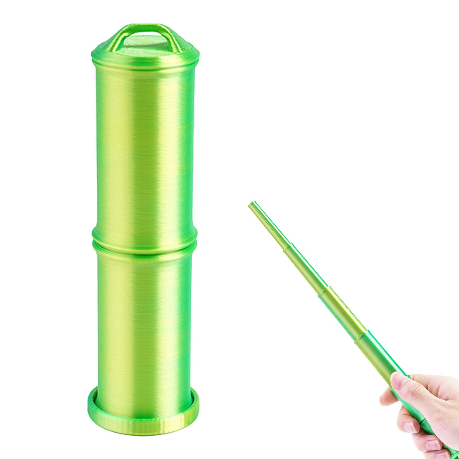 3D Printed Bamboo Sword Toy Extendable Sword Stress Relief Model for Office & Home Decor [Send storage cover] Bamboo re зелёный