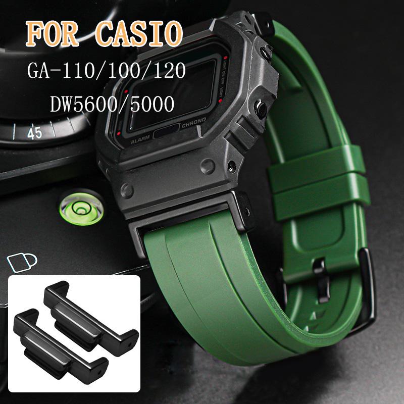 Edelstahl-Steckadapter 16mm für Casio GA110/100/120 GA140/300 GA710/800 DW5600 DW5000 GWM5610 GA2100 Refit-Armband