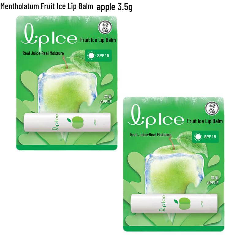 Mentholatum Fruit Ice Lip Balm - Apple (2-pack)
