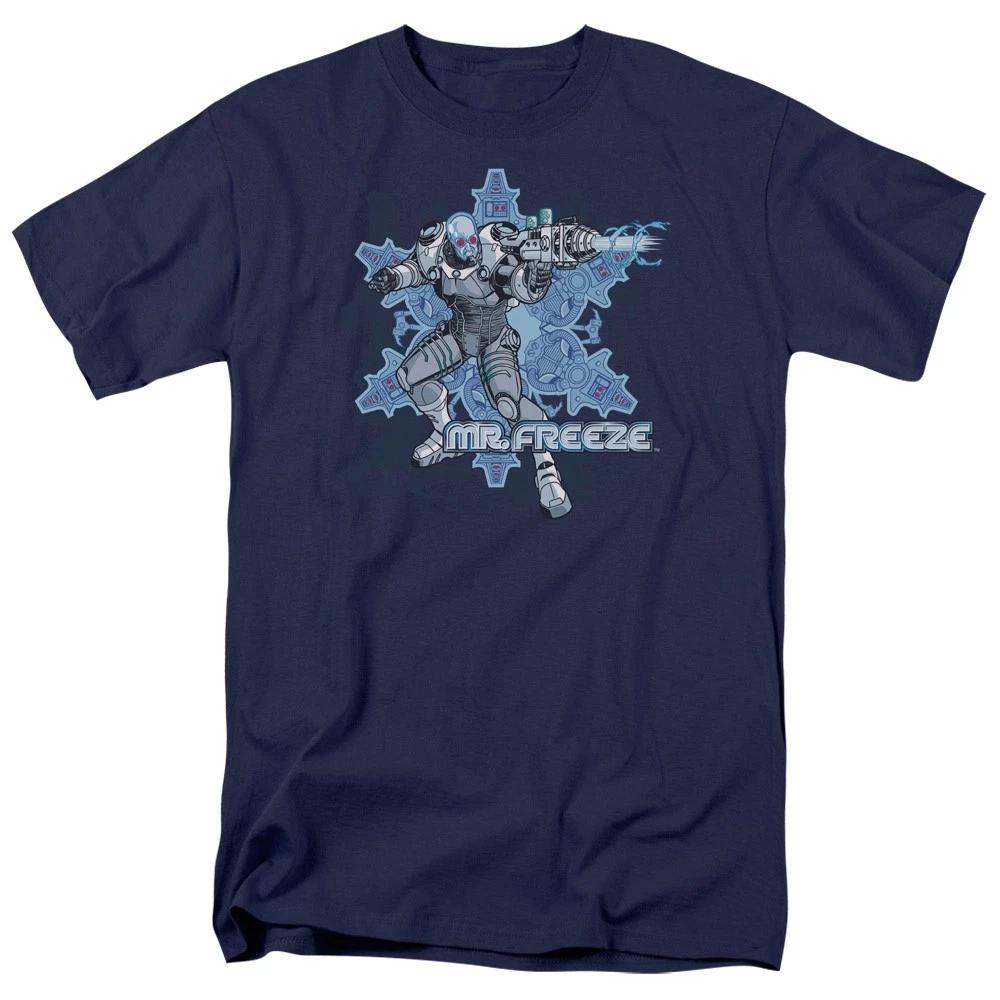 DC Comics - Batman - Mr Freeze -  Unisex Short Sleeve Children s T-shirt - Blue 100