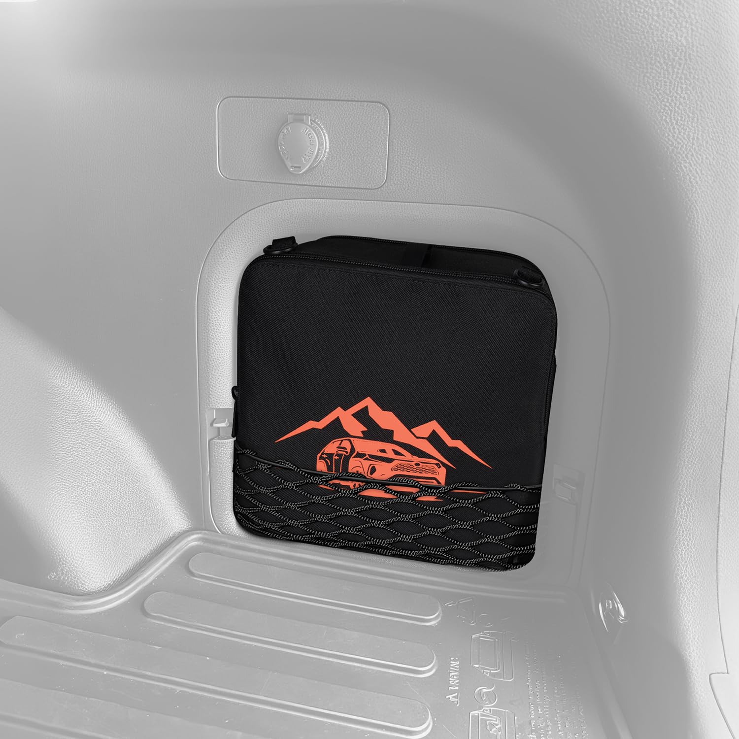 

Virauto Toyota RAV4 Storage RAV4 Specific Storage Organizer with Deck Side 600D Oxford Abrasion Crossbody Easy Easy Interior Set Bag, Multifunctional,