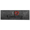 Tapis de sol - vidaXL - Cooking - 60x180 cm - Lavable - Antidérapant
