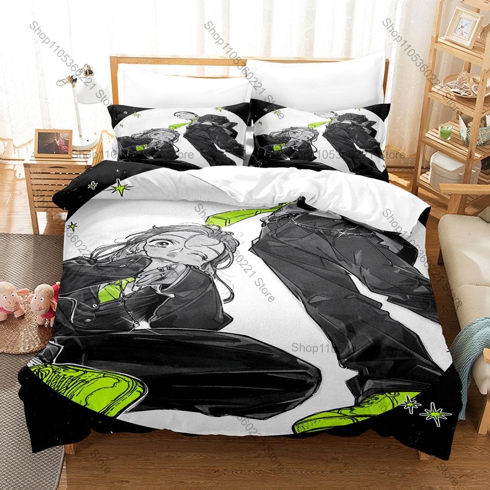 The Guy She Was Interested In Wasn't My Guy Bedding Set 3D Print 3 Piece Bed Linen for Kpop Fans Bedroom Decor