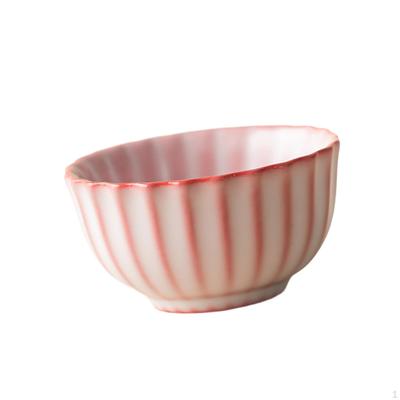 Ceramic Teacup for Chinese/Japanese Tea Experience with Unique Shape Home