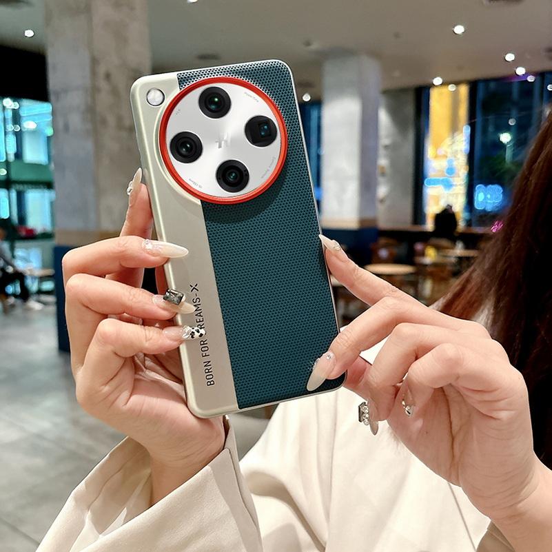 

Задняя кожаная линза с приподнятым кольцом для защиты корпуса линзы для OPPO Find X8 Pro oppo find x8 Тонкая защитная крышка Oppo Find X8 Pro небесно-голубой