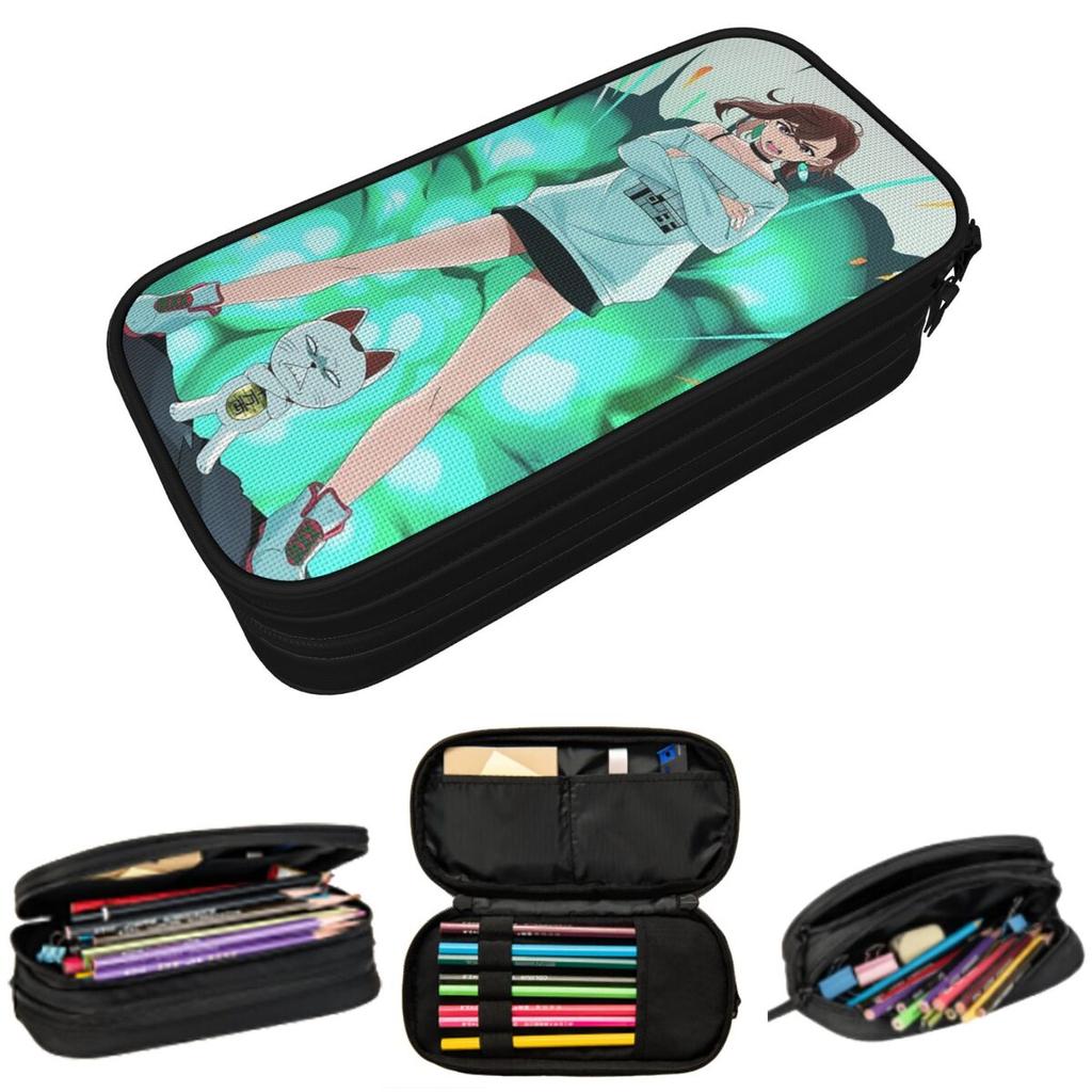 Turbo Granny Dandadan Anime Pencil Case for Studen Gifts Pen Box Pencil Bag Stationery Supplies Pen Holder Bag