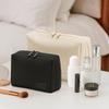 Solid Color Cosmetic Storage Bag Waterproof Toiletry Wash Bag Zipper Makeup Bag  Girls