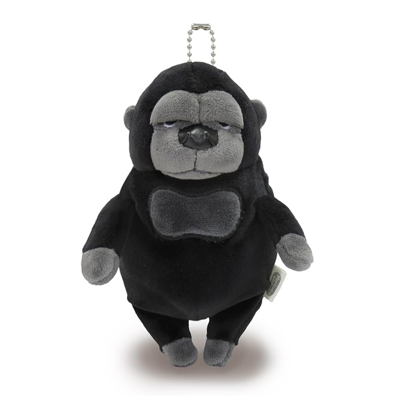 Morisaka Global Mochigori Mini 7x5x14cm Gorilla Plush Toy, Soothing, Soft and Squishy, Cute Animal, Mochi Series, MOGO-0088