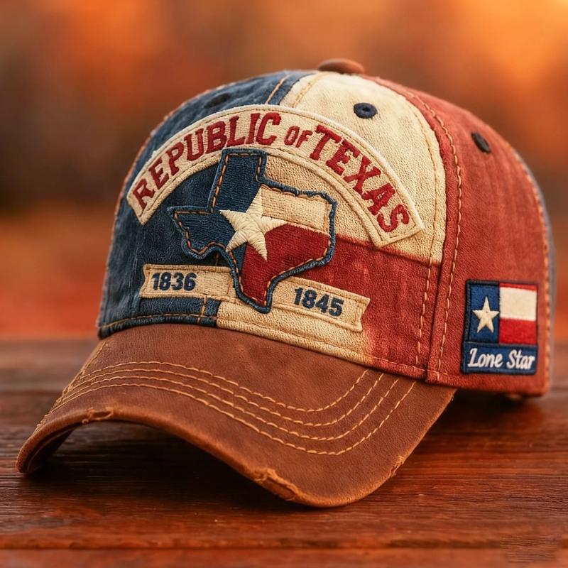 Embroidered Letters Baseball Hat Design Adjustable Strap Lightweight Polyester Casual Sporty Headwear