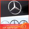 ENO1   For Benz ABS Car Rear Badge Decal Trunk Emblem Sticker for Mercedes Benz S320 W164 W203 W204 W168 C180 E320 A200 CLA CLK CLS ML