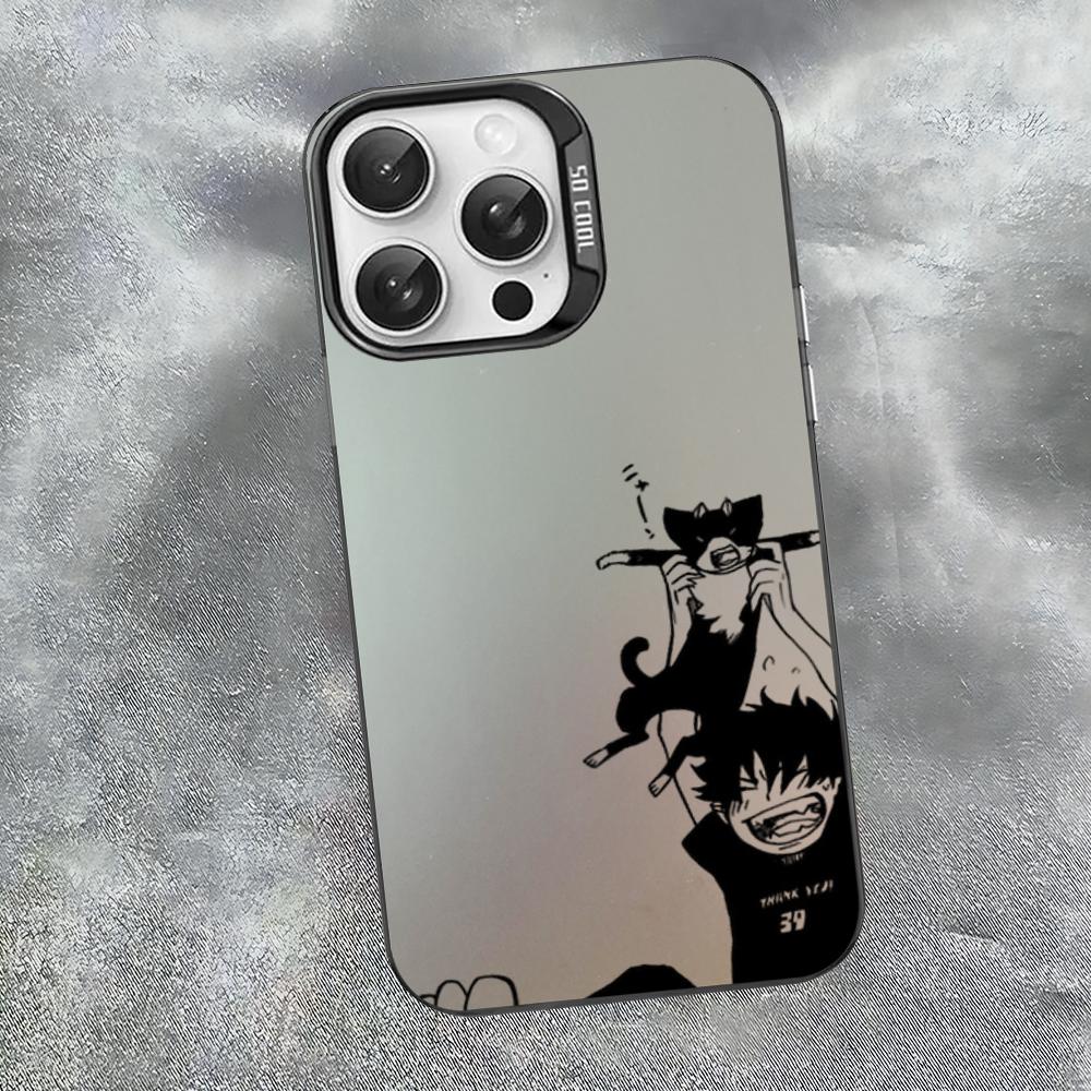 Anime Ao no Exorcist Okumura Rin Phone Case For iPhone 16 15 14 13 12 11 Pro Max X XR XSMAX 8 7 Plus Matte Shockproof Back Cover