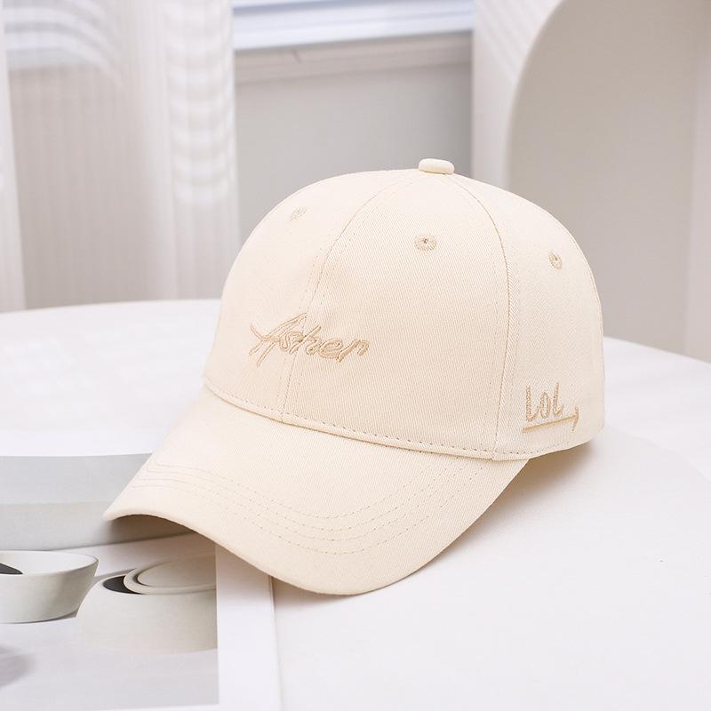 Summer Hat Men'S Embroidered Visor Outdoor Hat Travel Sun Protection Women'S Cap Fashion Versatile Baseball Cap