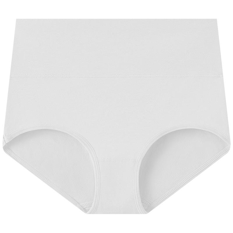 Pure Cotton Women Panties P lus Size Briefs High Waist Underwear Ladies Comfy Underpants