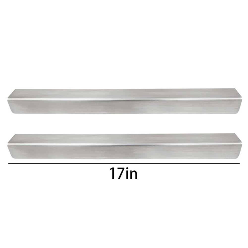 Stainless Steel Drawer Cover Sleeve Type Protection Strip for Kitchen Cabinets Doors and For Drawers Two Piece Set