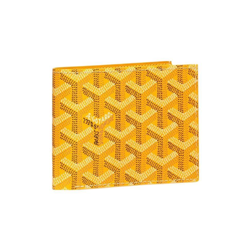 Goyard Victoire Monogram Opvouwbare Canvas en Leer Portemonnee Unisex Portemonnee Zwart Blauw Groen VICTO8PMLTY