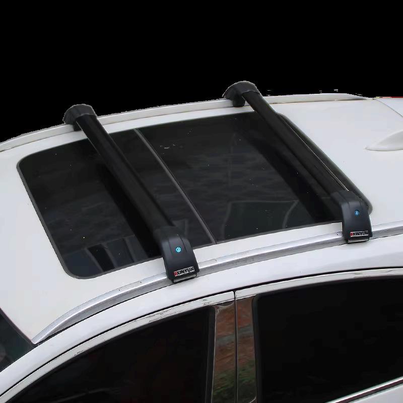 Changan UniZ Shark Roof Cross Bars: Thickened Aluminum Alloy, Strong Load Capacity, Lockable, Stable Bracket Luggage Rack