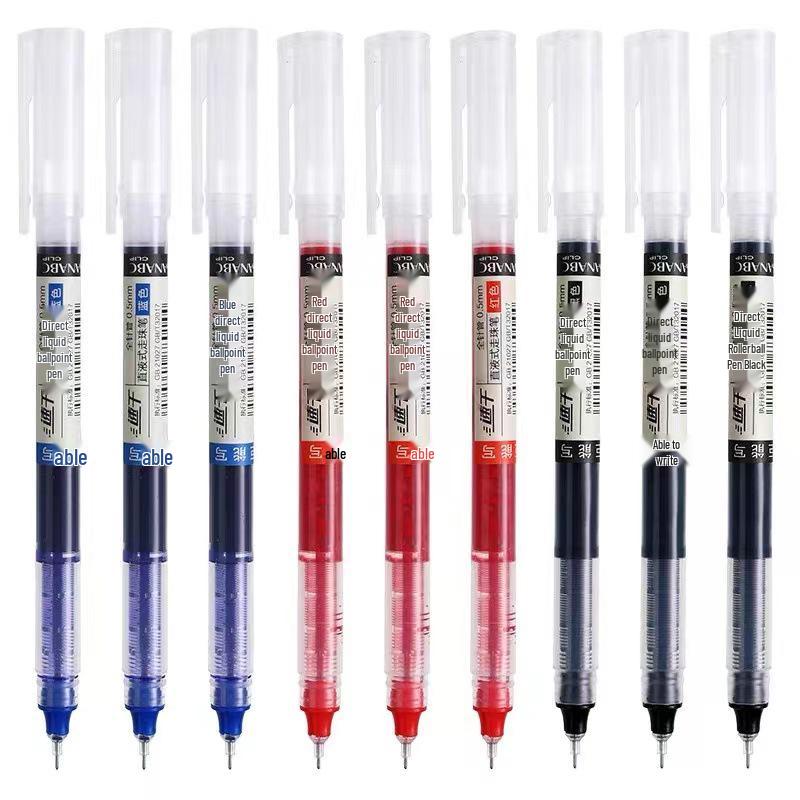

Quick-Drying 0.5mm Red Liquid Ballpoint Pen for Students 3 Black