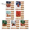 Holiday Hanging Ornaments Highland Cow Christmas Advent Calendar with 24 Acrylic Ornaments, Festive Countdown Box for Tree Decor And Seasonal