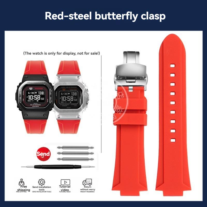 

Для серії Casio G-SHOCK DW-5600 DW-5610 GW-M5610 GW-5000 GW-B5600 GA2100 GM2100 DW-H5600 Модифікований силіконовий гумовий ремінець для годинника GA 2100 or GM2100