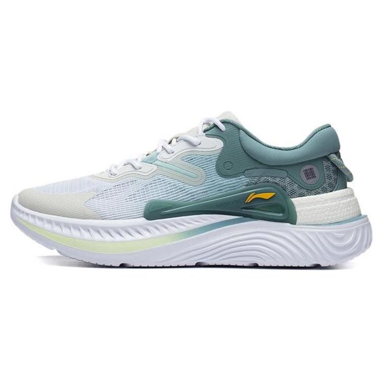 

new LiNing Spark Lite Anti Slip And Wear Resistant Breathable Low Top Sports Casual Shoes Men s White Green 40