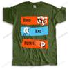 T-shirt men O-neck THE GOOD THE BAD THE POTATO T SHIRT Men Game Portal 2 T-shirt Women Short Sleeve Letter Striped Tees Clothes