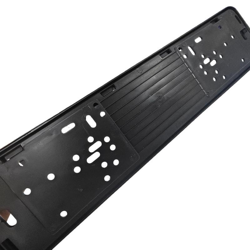 1Pcs Standard License Plate Stainless Steel Metal Frame Cover Ru Ua Eu Number Plate Holder Black License Plate Holder Mount
