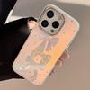 Gold-plated IPhone 15 Pro Max Phone Case, 16 Colorful Polka Dot Bow, 13 Sweet Style, 17 Drop-proof Laser Engraving