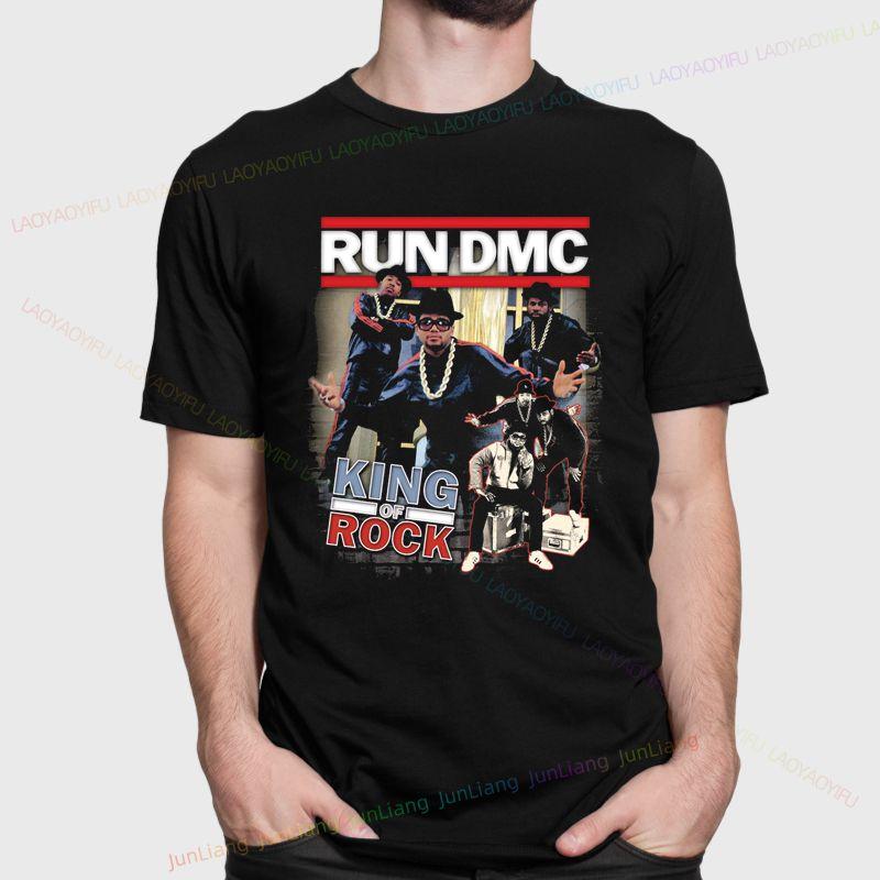 RUN DMC Hip Hop Rock Shirt Fans gift unisex casual Fashion top Harajuku Y2K Street Top