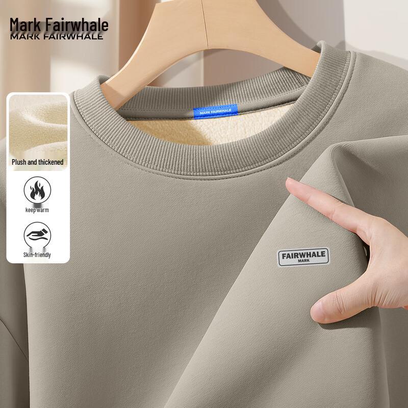 Mark Fairwhale Men's Premium Fleece Lined Crew Neck Sweatshirt