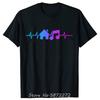 Funny House Music Heartbeat Graphic Tshirts Cotton T Shirt Unisex Tshirt Oversized Tees Fitness Tops Mens Clothing Streetwear