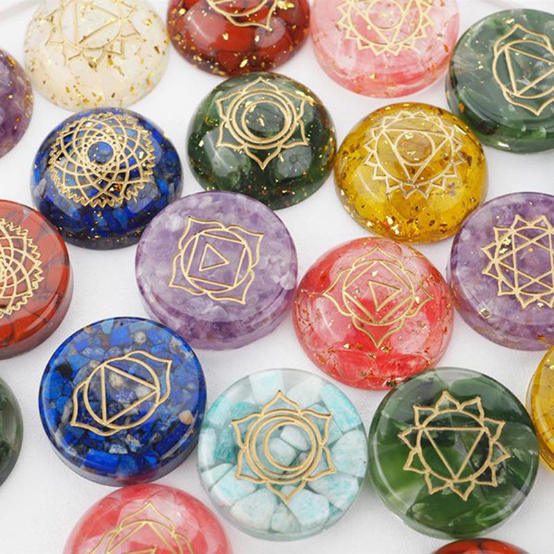 2 Stücke Silikon 7 Chakra Uv Harz Form Diy Handwerk Anhänger Schmuck Zubehör