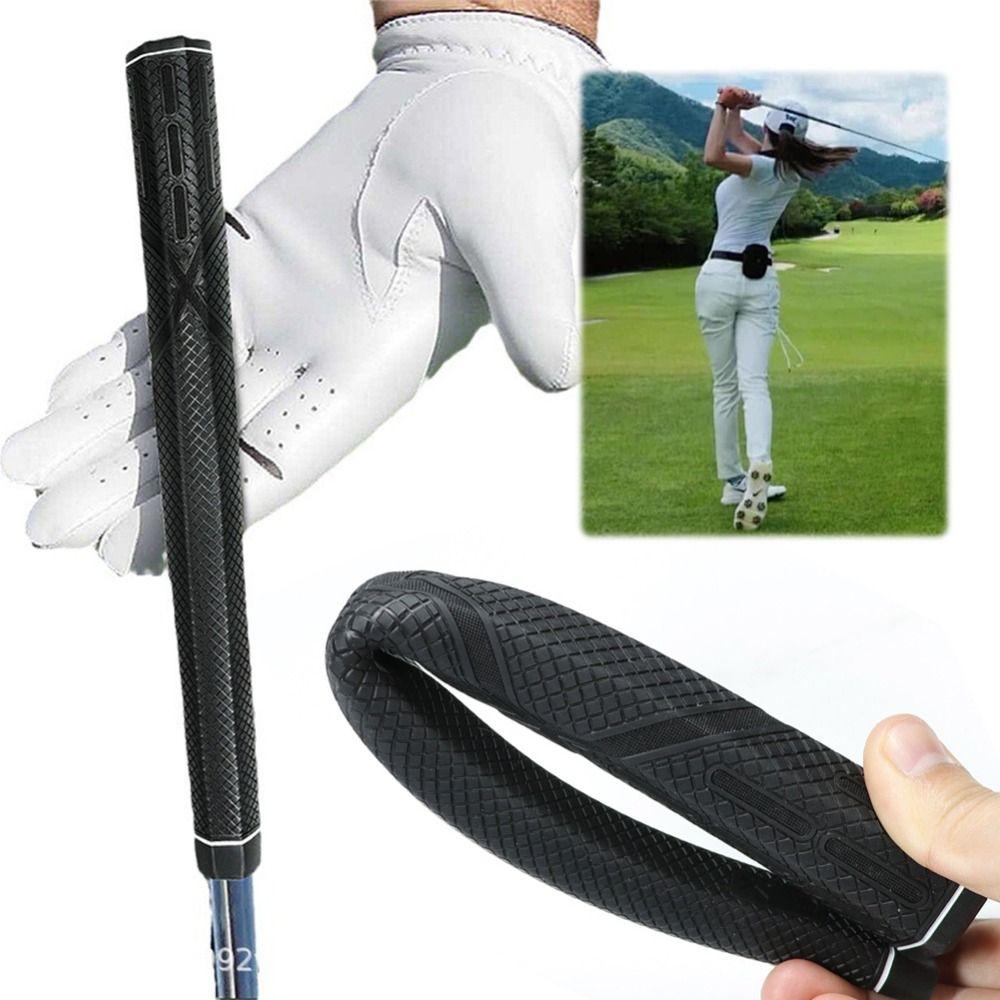 Hexagon Design Golf Club Cover Elastic Rubber Sleeve Premium Golf Club Grip Universal