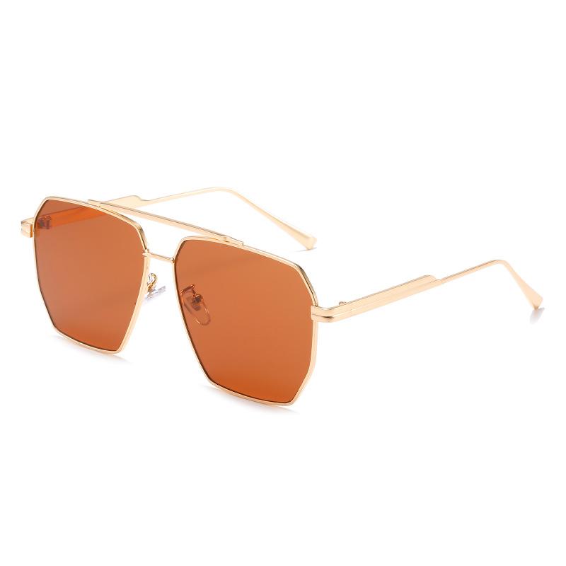Double beam sunglasses, new hot multi-deformation glasses, fashionable reflective sunglasses for women