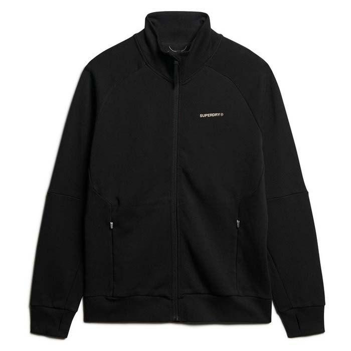 Superdry Herren Schwarz Lockere Trainingsjacke Tech - Bild 2