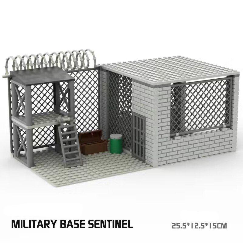 Military Sentry Tower Puzzle Assembly Building Blocks