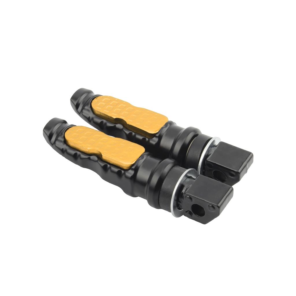 Universal 8MM Motorcycle Rear Passenger Foot Pegs Aluminum Footrest For KTM Yamaha Honda Kawasaki Motorbike Pedals Scooter