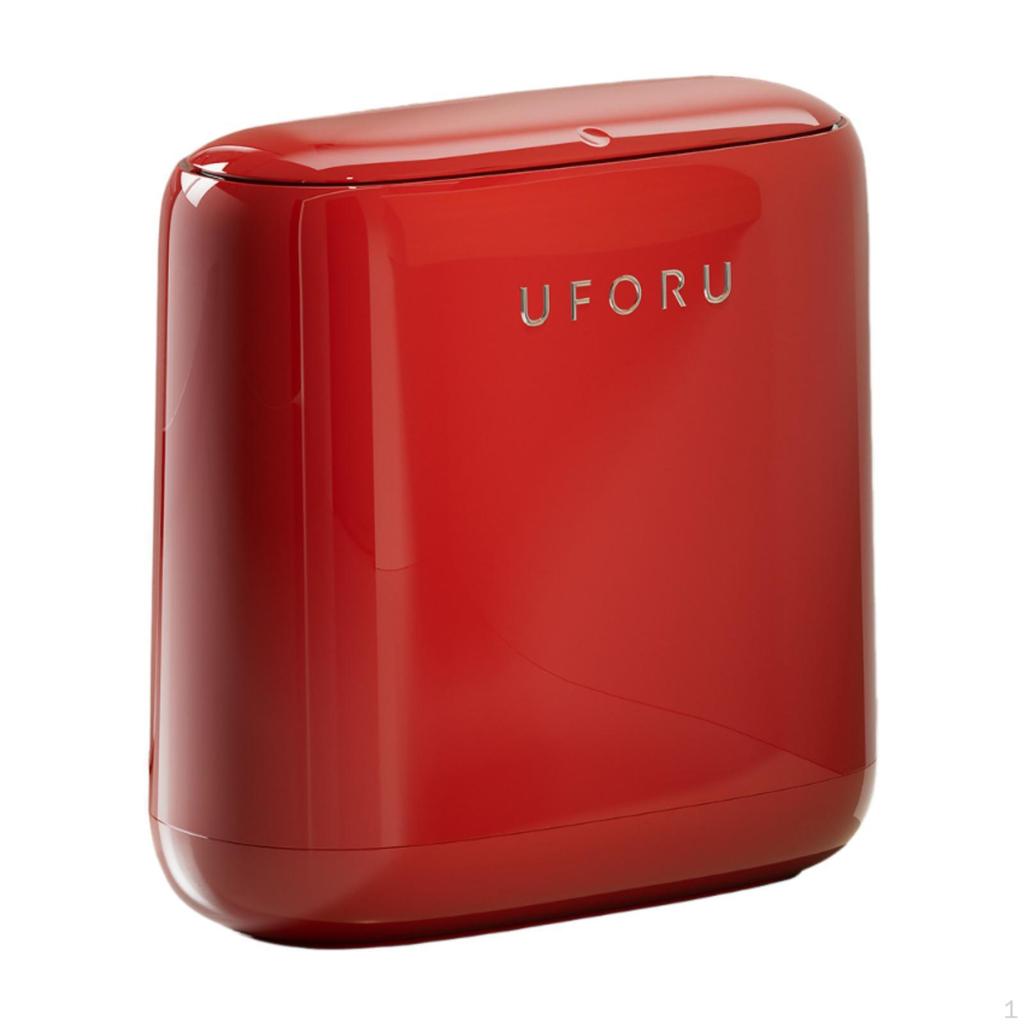 Bathroom Small Trash Can with Lid Garbage Bin Press Top 12L Waste Basket for Household