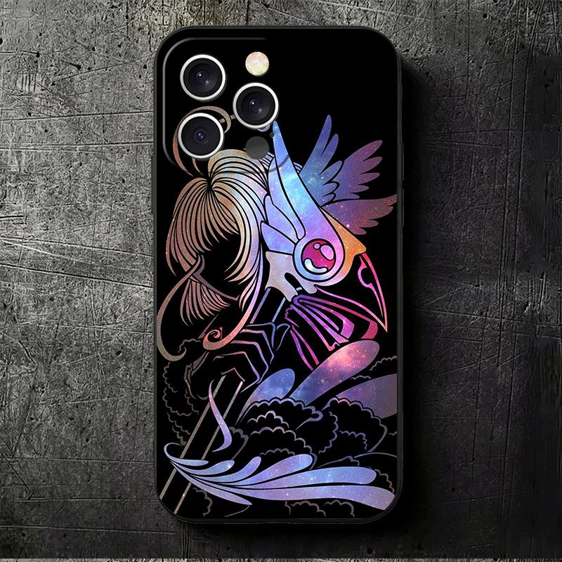 CardCaptor Sakura Anime Soft Phone Case for iPhone 16 16E 17 Air 15 Pro Max 14 Plus 13 Mini 11 12 7 Black Cover Back Shell