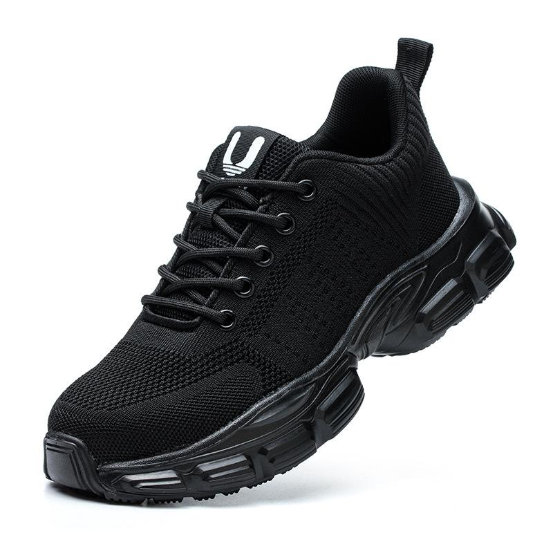 Labor Insurance Shoes, Fly-woven Steel Head, Smash-proof and Stab-proof Safety Shoes, Summer Construction Site Shoes, Are Breathable